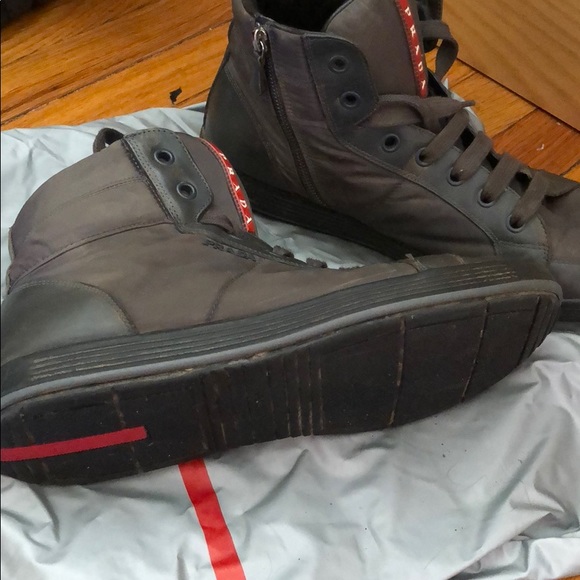 Prada Men Hightop Sneakers - Picture 2 of 2